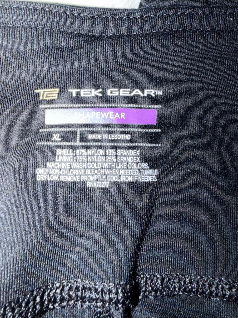tek gear Navy, Gray & Black Cropped Leggings Trio - Picture 6 of 7